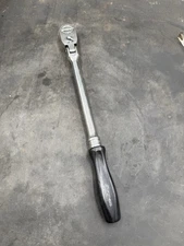 Snap On Tools FHLFD80A 3/8 Dr Black Hard Grip Long Handle Flex-Head Ratchet