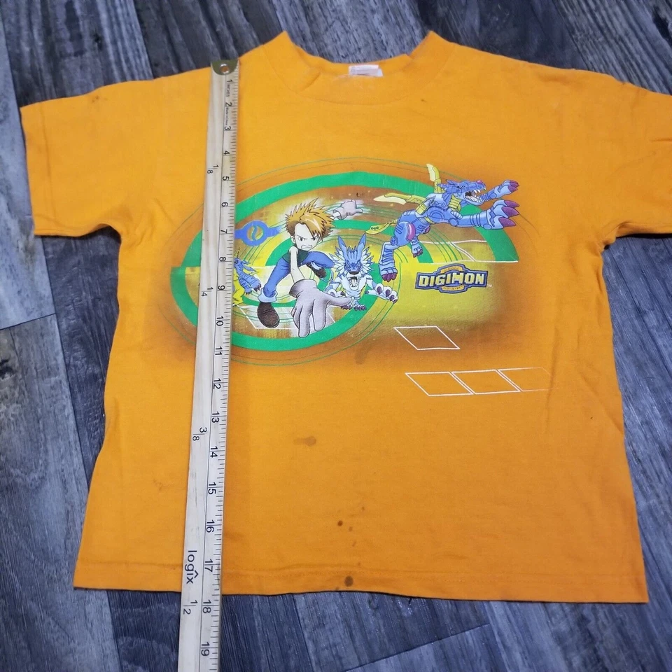 Camiseta De Colección Años 90 Digimon Digital Monsters Niños Anime Talla Juvenil 6-7 Gabumon Foto 3 de 4