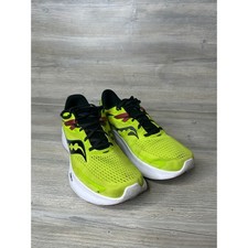 Saucony Ride 15 Running Shoes Men  s 13 Yellow Black Acid Lime Spice S20729-25