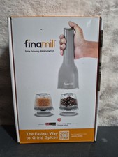 Finamill Tritatutto Spezie 2 FinaPod Pro Plus Argento Macinapepe Automatico