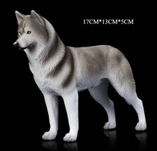 Siberian Husky Dog Animal Toy 5 Inch PVC Action Figure Doll Kids Toys Gifts