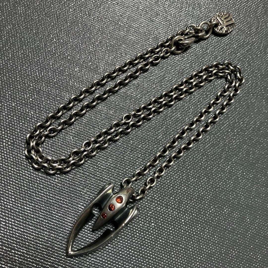Soul Fetish Red Stone Necklace, Silver 925 | eBay