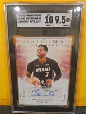 Panini Origins - Legendary Autographs #LA-DWD Dwyane Wade /49 (AU)2020-21 