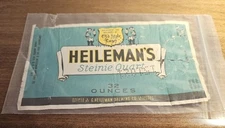 1940s-50s Heileman's Steinie Quart Vintage Beer Label #457