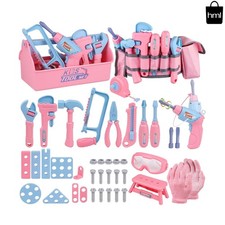 Kids Tool Set, 48PCS Toddler Set with Electronic Toy Drill Tape...