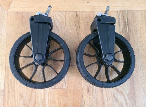 Baby Jogger City Select LUX Stroller Front Wheels Replacement Set of 2 GUC!