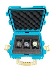 Lot of 3 INVICTA Men's Watches Models 18610 / 6977 / 36872 Turquoise Case