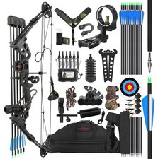 Compound Bow Kit,Hunting&Target,Limb Made in USA,Draw Weight 20-70lbs Adjusta...