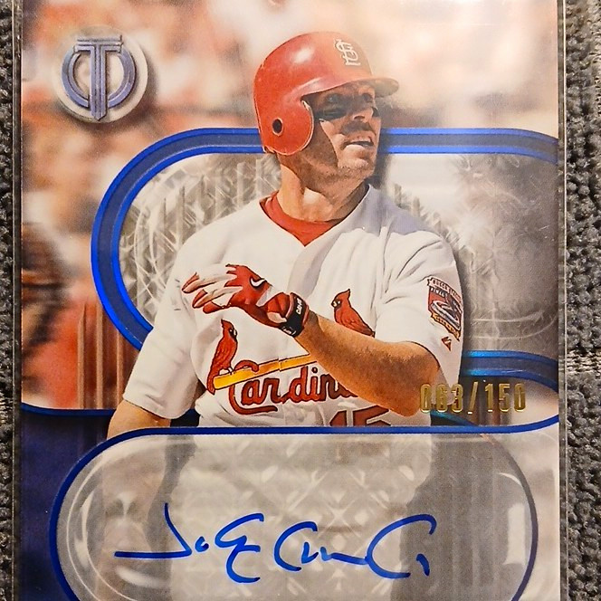 Topps 2024 Tribute Jim Edmonds Tribute Autographs #TA-JE Auto /150 Cardinals