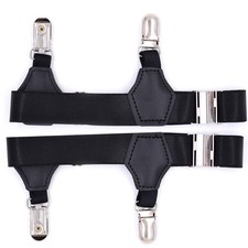 2Pcs/Set Socks Garters Belt Suspenders Adjustable Non-slip Clips For Men Women