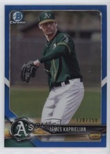 2018 Bowman Chrome Prospects Blue Refractor 128/150 James Kaprielian #BCP44 0nr3