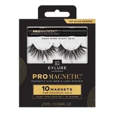 Eylure Pro Magnetic Black Eyeliner And Eyelashes Faux Mink Naturals No 10