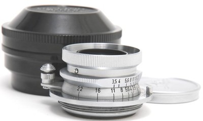 @ Leitz Leica rigid Summaron 3,5/3,5cm lens M39 Screw Mount clean condition