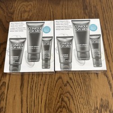 2x Clinique Men Daily Essentials 3 Set - Face Wash, Shave Cream, Moisturizer