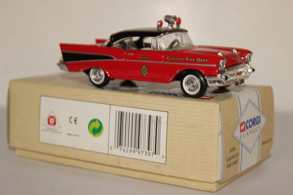 Boxed CORGI classics Chevrolet Fire Chief Pensacola. MINT - Image 4 of 4