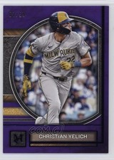 2025 Topps Museum Collection Amethyst 81/99 Christian Yelich #68