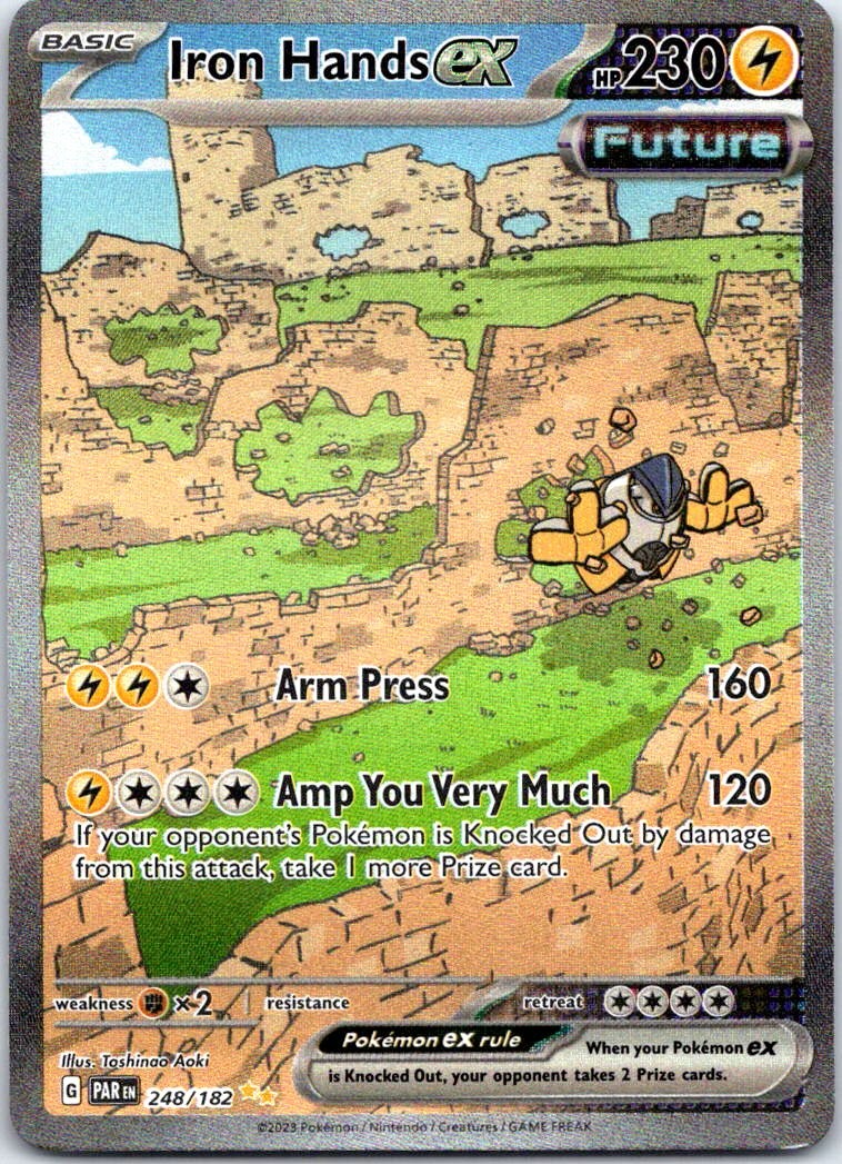 Iron Hands ex Special Illustration Rare SV04: Paradox Rift 248/182 NM