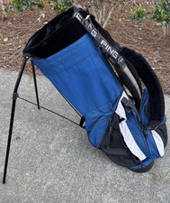 Vintage Ping Hoofer 3 4-Way Stand Golf Bag Bl...