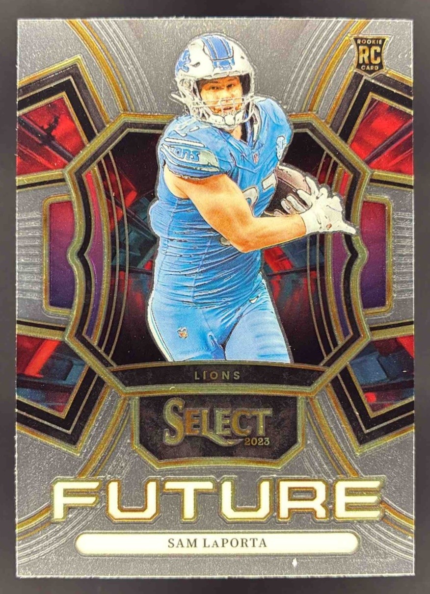 2023 Panini Football Select Sam LaPorta Future #FUT-SLA RC Detroit Lions