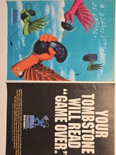 Rare Vintage Sega Print Ad Lot 93-95 Genesis Sonic 32X Saturn Promo Booklet