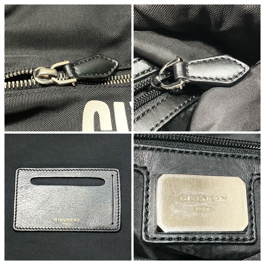 Givenchy Knapsack Backpack Drawstring Bag Black Canvas thumbnail 10