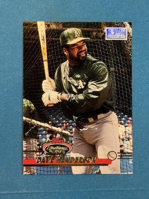 1993 Stadium Club #349 Dave Henderson First Day Issue