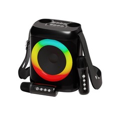 Karaoke Machine with 2 Wireless Microphones, Portable Bluetooth 5.3 Karaoke S...