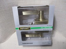 Defiant Tonebridge Brushed Gold Hall/Closet Door Lever Square New