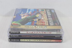 Lot 3 Virtua Fighter 2 Fighters Megamix Fighting Vipers CIB SEGA Saturn SS Japan