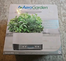 AeroGarden Harvest Elite Indoor Garden Hydroponic System LED GrowLight Seed Kit