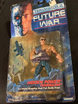 VTG*1992*Hidden Power  TERMINATOR W/ grappling hook* Still In The Box*New*Gift￼