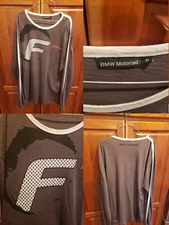 Vtg Rare BMW Motorrad 800 GS Motorcycle Long Sleeve Graphic T Shirt F Enduro XL