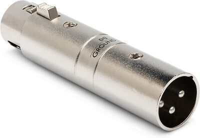 Hosa - GLT-255 - Audio Cable XLR Male to XLR Female (Hum Stopper) Adapter