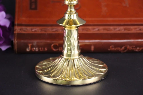 Maßgeschneidertes Messing Monstrance-Reliquiar mit Luna schön und erschwinglich! 9" Hoch - Bild 8 von 10