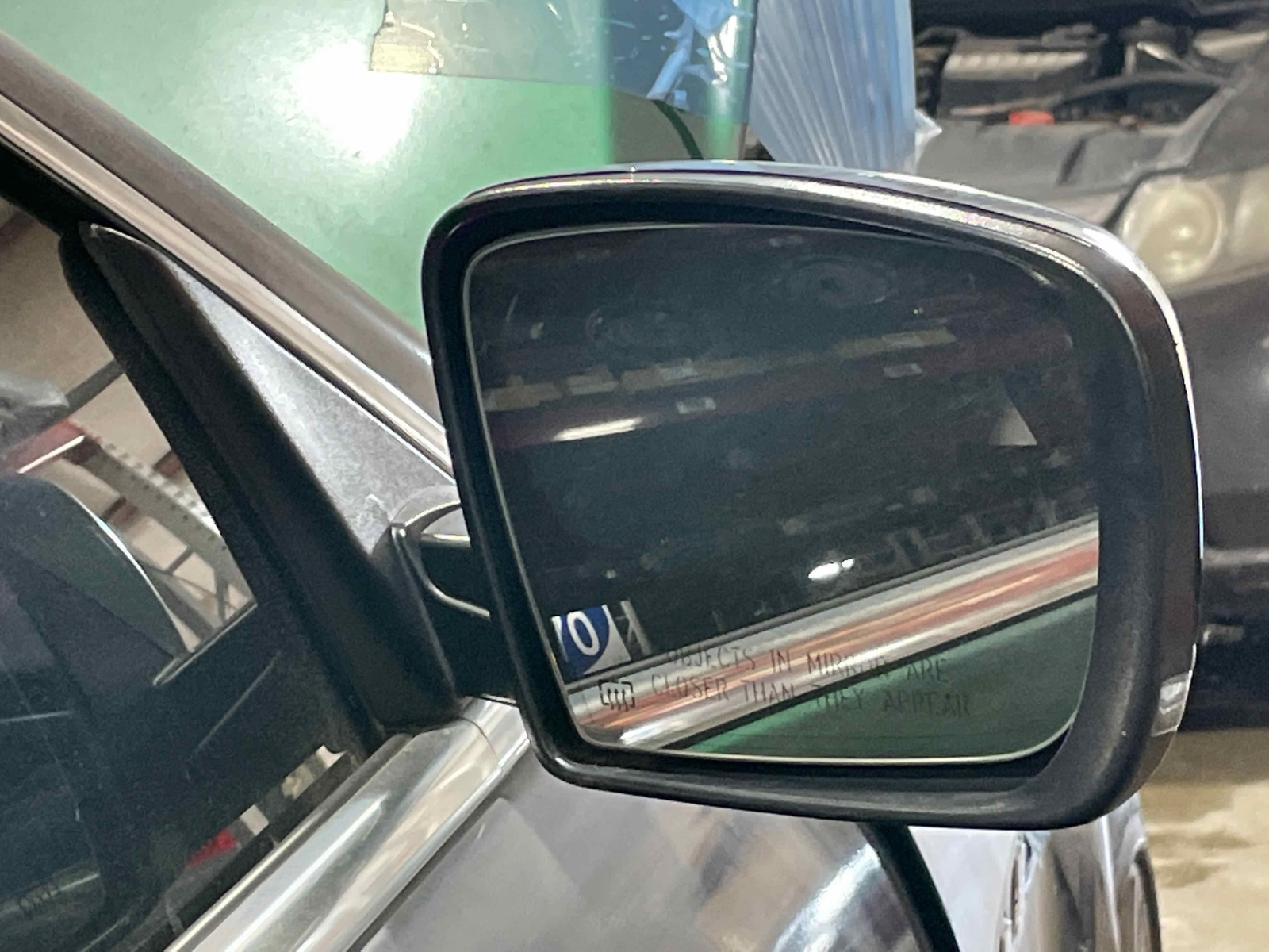 2016 Maserati Ghibli OEM Right Passengers Side Power Door Mirror Green Auto Dim