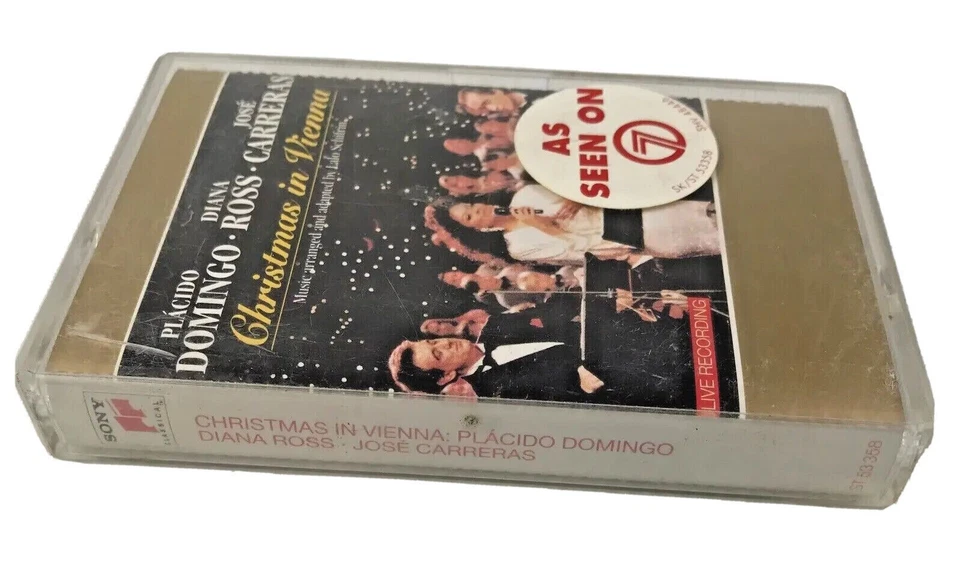 Christmas In Vienna (Placido DOMINGO) (Diana ROSS) (Jose CARRERAS) Cassette Tape - Image 2 of 4