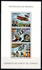 Senegal 1978 Mi. Bl.33 Block 100% MNH Aerospace Flights, Gagarin