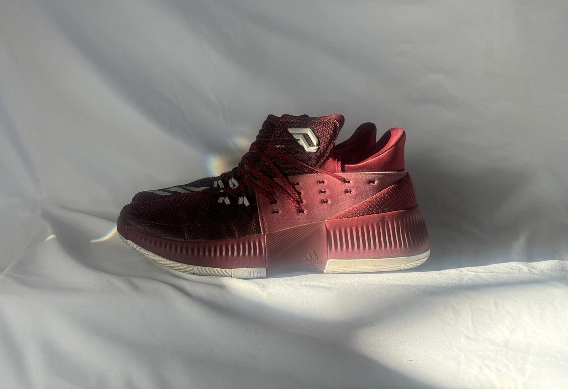 Adidas Dame 3 Maroon Basketball Shoes BY3195 - Men\'s Size 8 US Sneakers Red Adidas Dame 3 Maroon - BY3195 for sale | eBay main image 3
