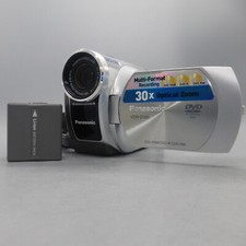 Panasonic VDR-D100 Handheld DVD-RW Camcorder Silver Tested