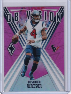 DESHAUN WATSON 2019 Panini Phoenix QB Vision Pink #18 49/199 Texans