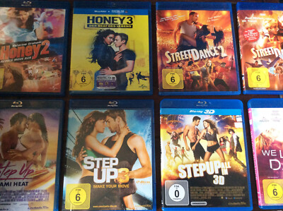 Tanz [8 BLU RAY] We Love To Dance  Step Up All in 3d Honey 2 3 Street Dance