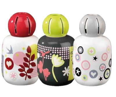 Lampe Berger Happy Fragrance Lamp Aroma Pot Gray Yellow Red Cap