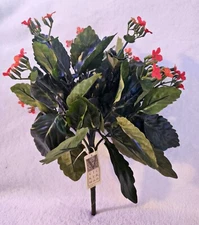 Vickerman Artificial Kanachoe Bush Orange, Artificial Flowers