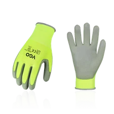Vgo 10/15 Pairs PU Coated Painting,Yardwork,Gardening,DIY,Work Gloves (PU2103-Y)