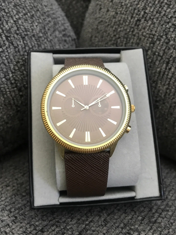 ALDO Leather Watch Brown/Gold  - Image 3 of 4