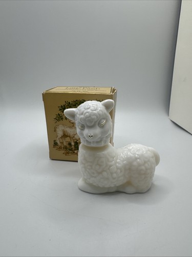 Vtg 70s Avon LITTLE LAMB Sheep Cologne .75oz Topaze or Sweet Honesty w Box NOS