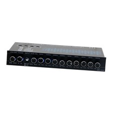Ecualizador de 9 bandas delantero trasero + sub salida instalación DSP alto rendimiento para