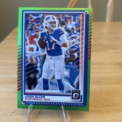 2025 Donruss Optic #70 Josh Allen Lime Green /199 Buffalo Bills