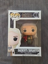 Funko Pop! Juego de Tronos #03 Daenerys Targaryen Dragón Rojo Error Raro Grial
