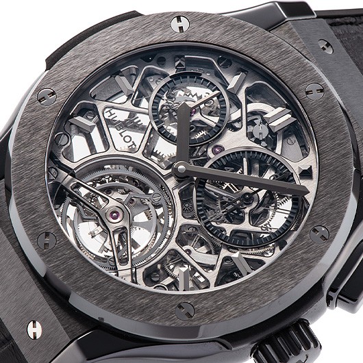 Hublot Classic Fusion Tourbillion 506.CM.0140.LR CE 45mm 2015 Wristwatch #KMW158 image 2